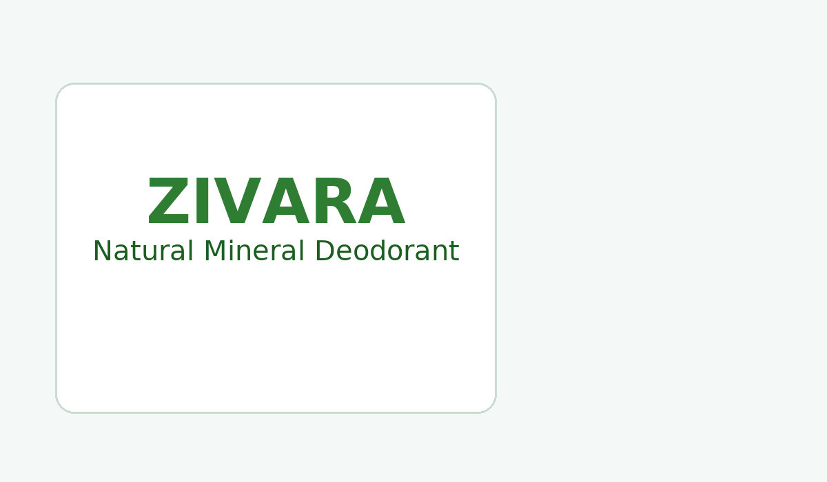 ZIVARA deodorant stone
